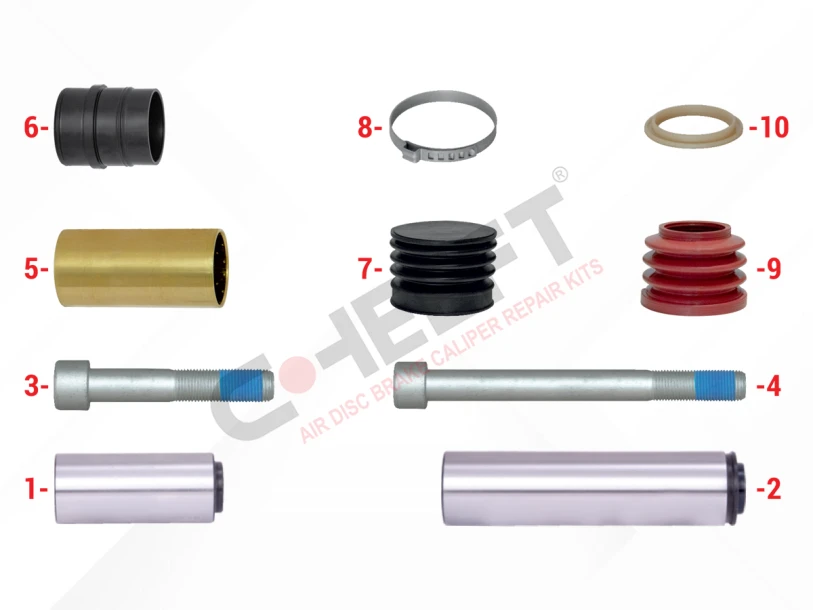 Caliper Guides & Seals Repair Kit