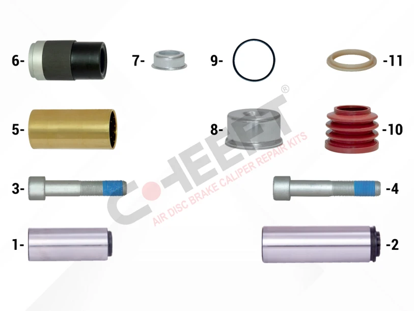 Caliper Guides & Seals Repair Kit