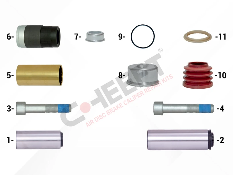 Caliper Guides & Seals Repair Kit