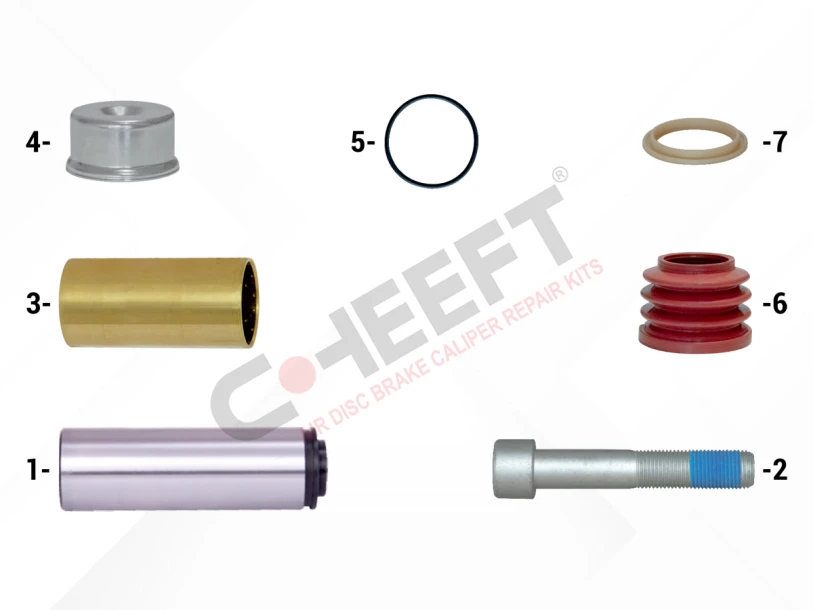 Caliper Guide & Seals Repair Kit