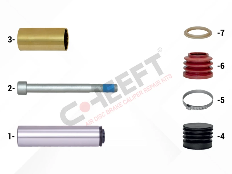 Caliper Guide & Seals Repair Kit