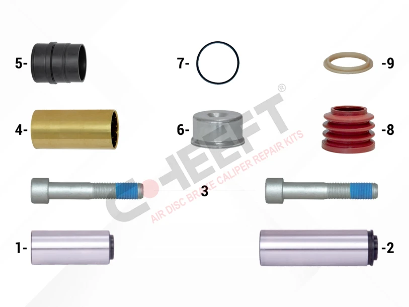 Caliper Guides & Seals Repair Kit