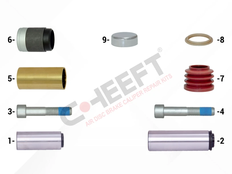 Caliper Guides & Seals Repair Kit