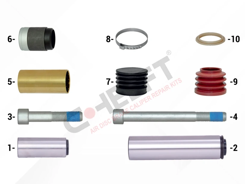 Caliper Guides & Seals Repair Kit