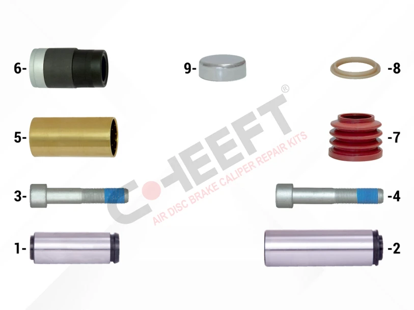 Caliper Guides & Seals Repair Kit