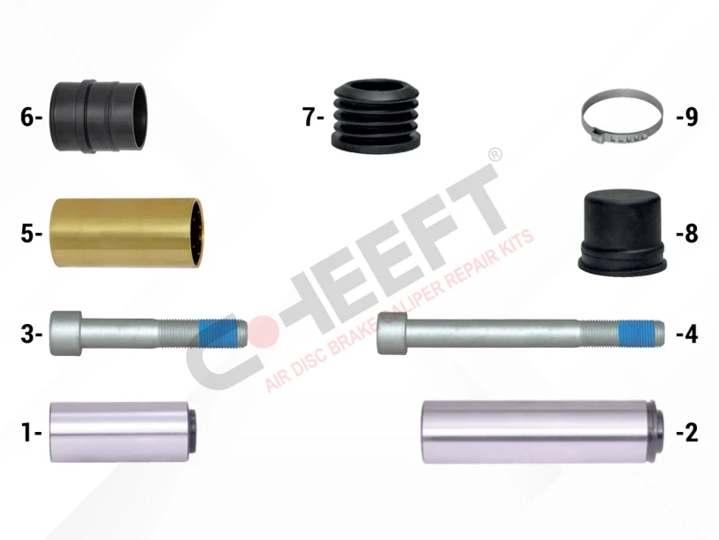 Caliper Guides & Seals Repair Kit