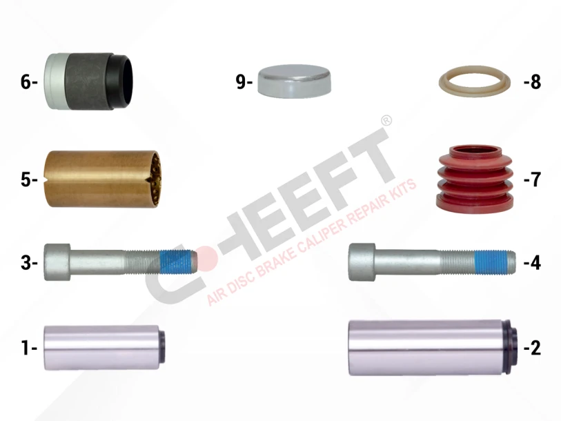 Caliper Guides & Seals Repair Kit