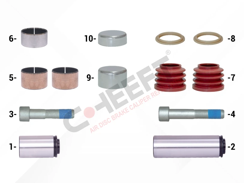 Caliper Guides & Seals Repair Kit