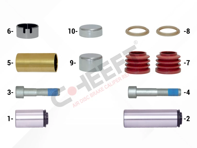 Caliper Guides & Seals Repair Kit