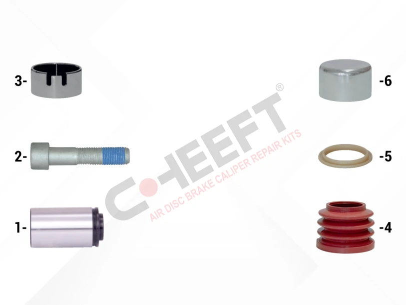 Caliper Guide & Seals Repair Kit