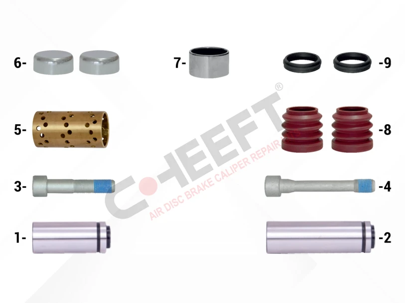 Caliper Guides & Seals Repair Kit