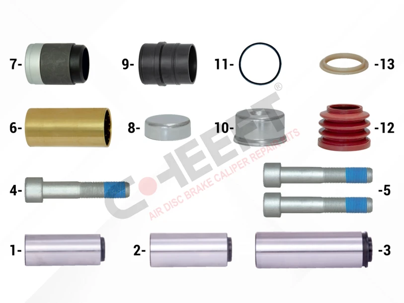 Caliper Guides & Seals Repair Kit