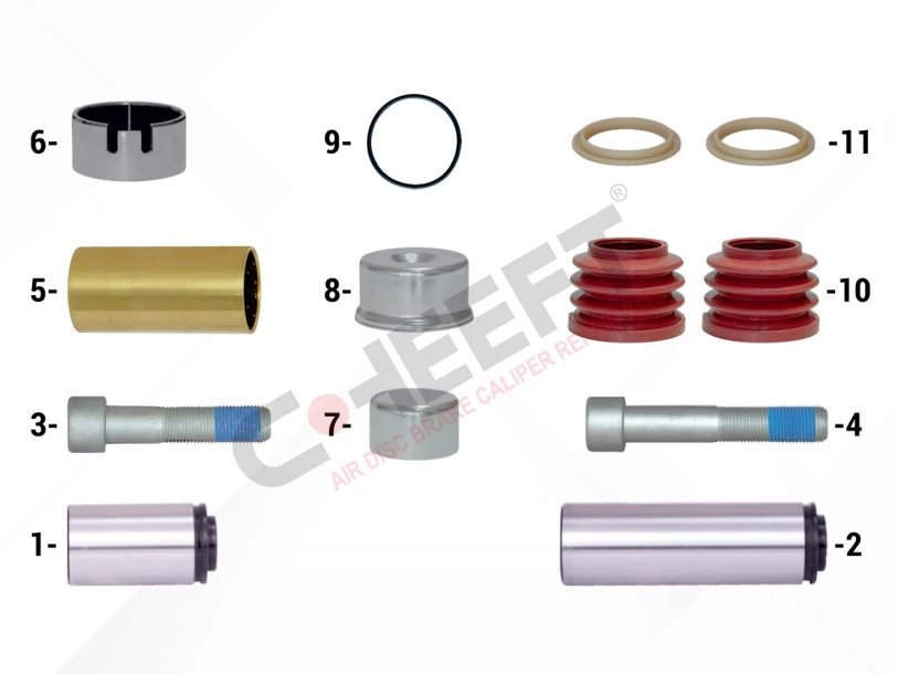 Caliper Guides & Seals Repair Kit