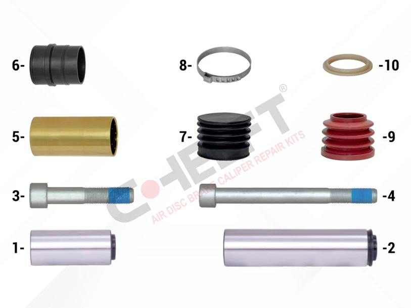 Caliper Guides & Seals Repair Kit