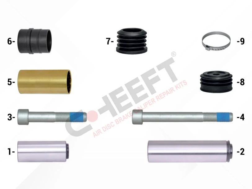 Caliper Guides & Seals Repair Kit