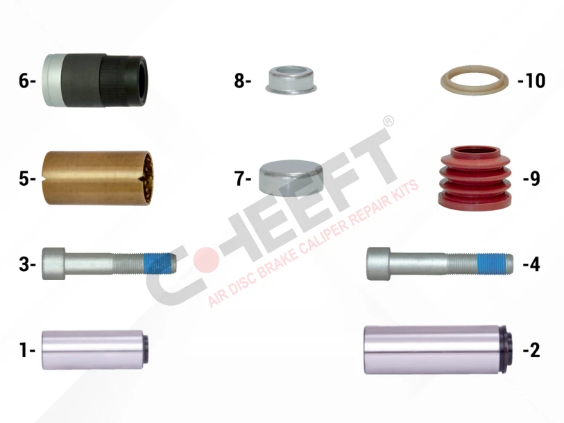 Caliper Guides & Seals Repair Kit