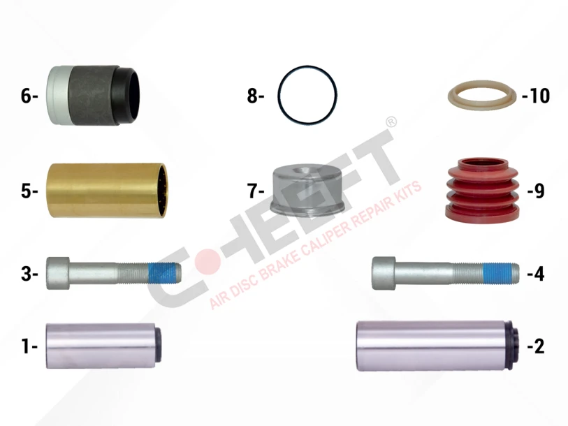 Caliper Guides & Seals Repair Kit