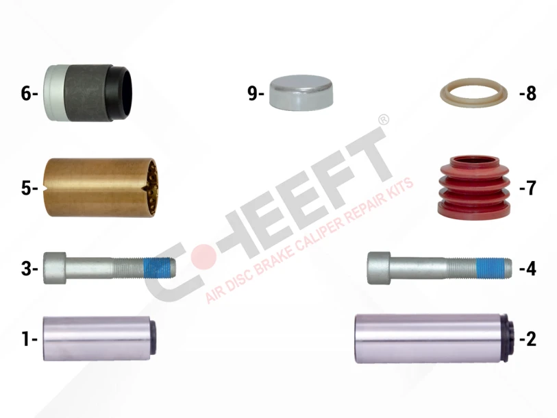 Caliper Guides & Seals Repair Kit