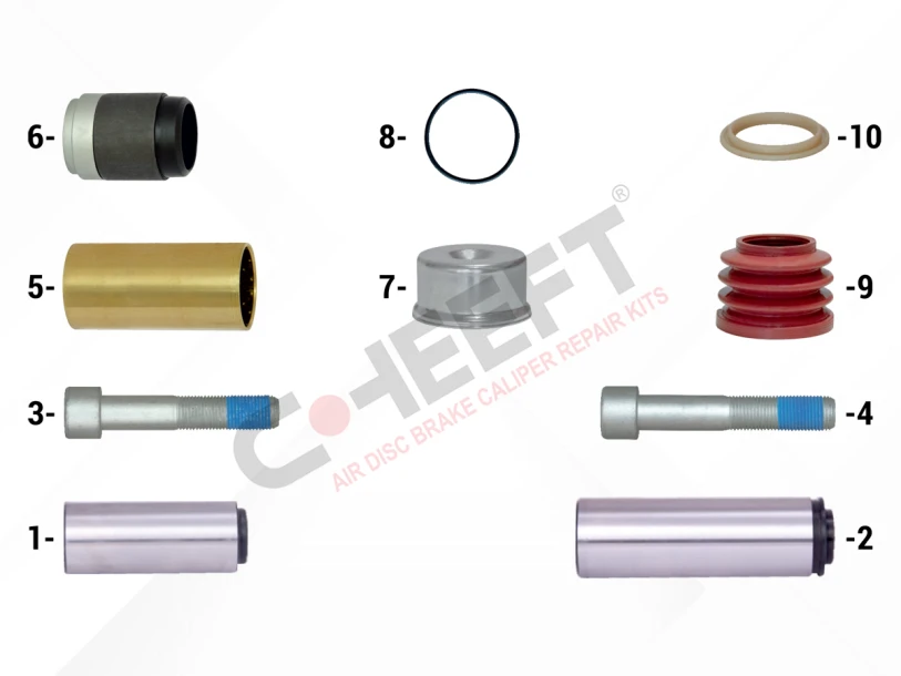 Caliper Guides & Seals Repair Kit