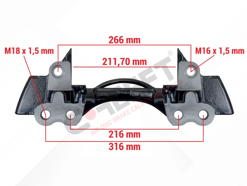 SAF Trailer Axle 22,5 Inch