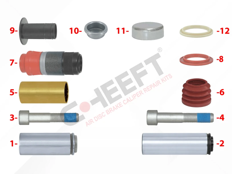 Caliper Guides & Seals Repair Kit