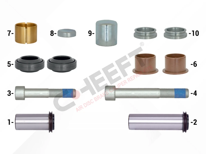 Caliper Guides & Seals Repair Kit