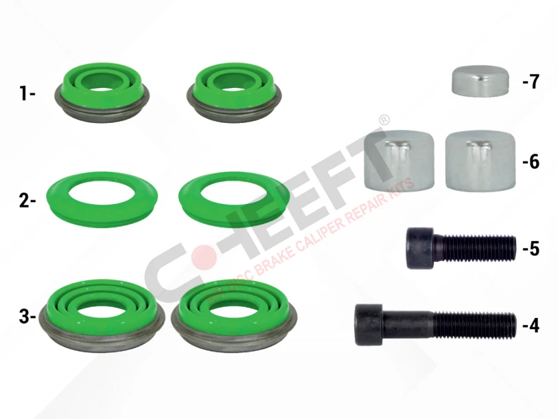 Caliper Seals & Bolts Repair Kit