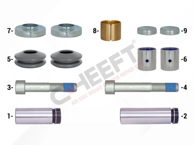 Caliper Guides & Seals Repair Kit