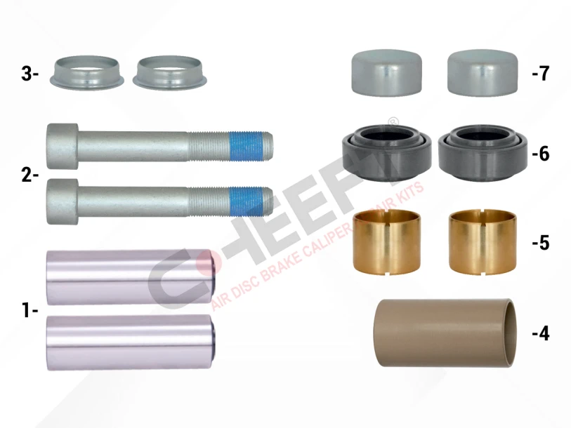 Caliper Guides & Seals Repair Kit