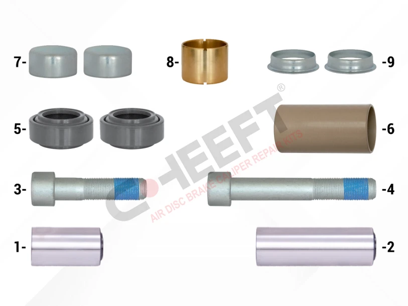 Caliper Guides & Seals Repair Kit