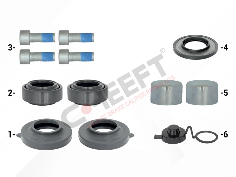 Caliper Seals & Bolts Repair Kit