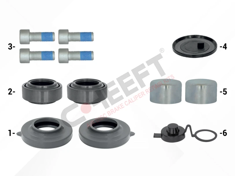 Caliper Seals & Bolts Repair Kit