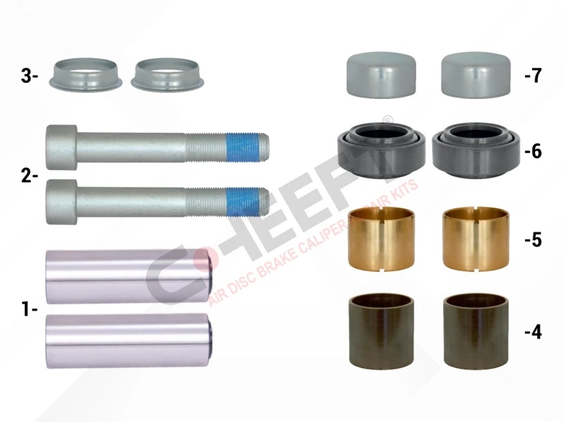 Caliper Guides & Seals Repair Kit