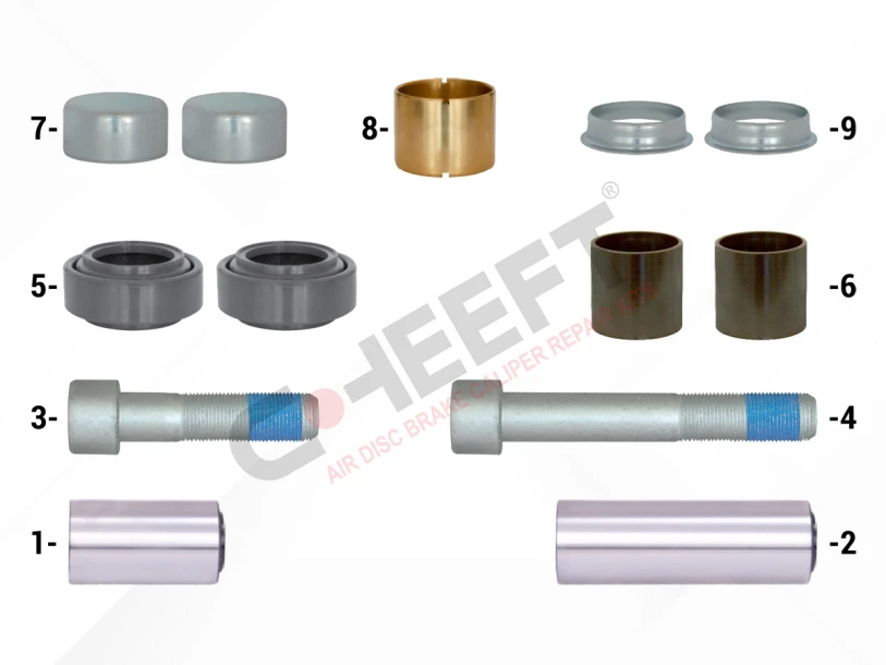 Caliper Guides & Seals Repair Kit