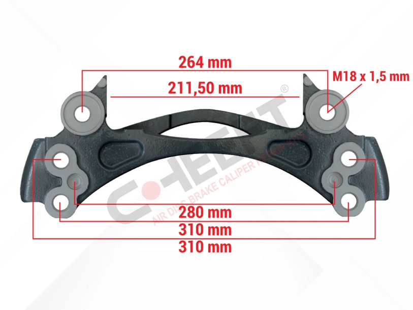 ELSA 195 ROR Trailer Axle 19,5 Inch