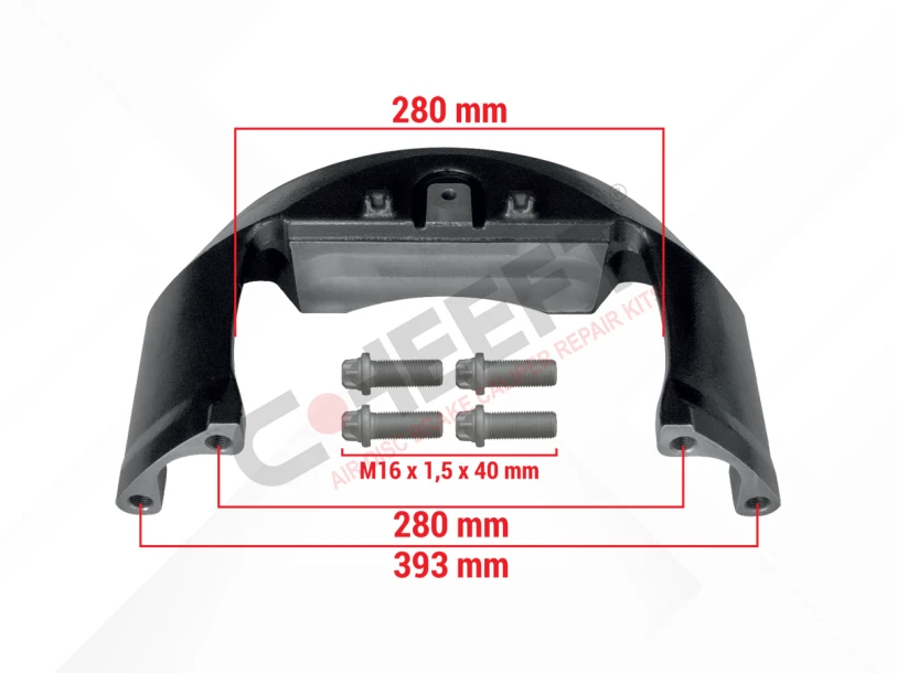 Caliper Bridge Kit (Renault 440 / Volvo 460)