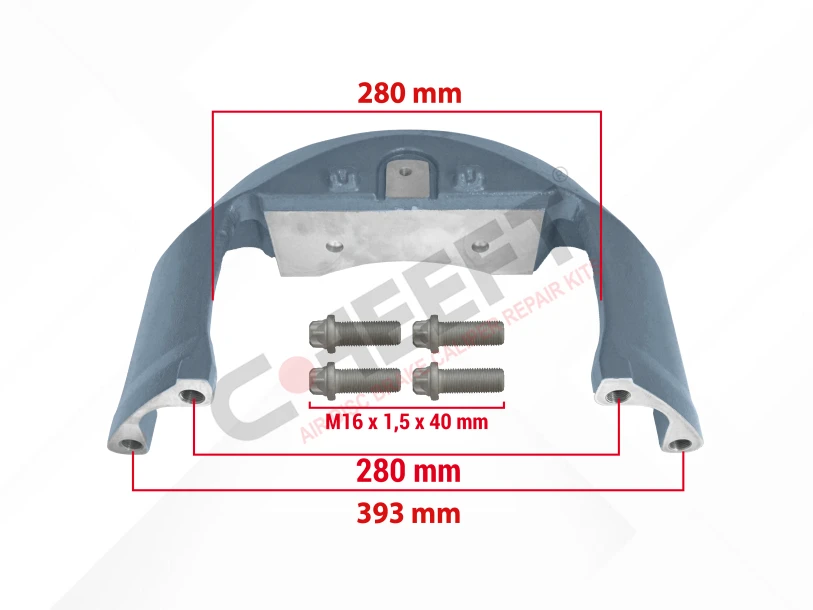 Caliper Bridge Kit (Renault 440 / Volvo 460)