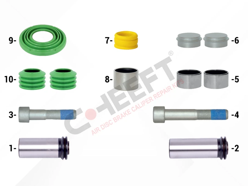 Caliper Guides & Seals Repair Kit (OTOKAR Sultan)