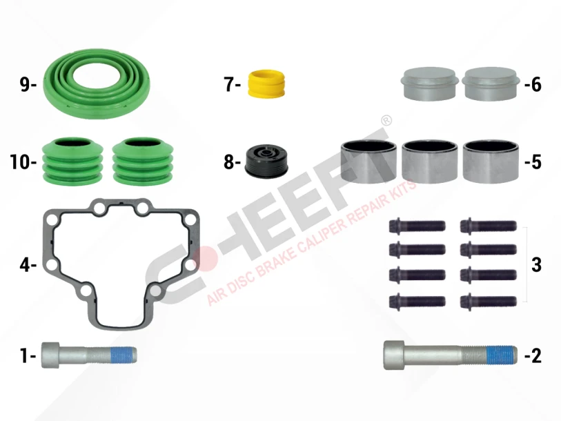 Caliper Bolts, Seals & Gasket Repair Kit