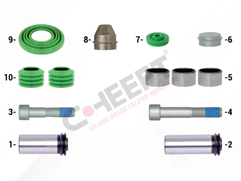 Caliper Guides & Seals Repair Kit (12.110 Man)