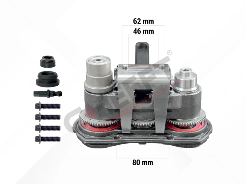 Caliper Mechanism, Piston & Cover Set