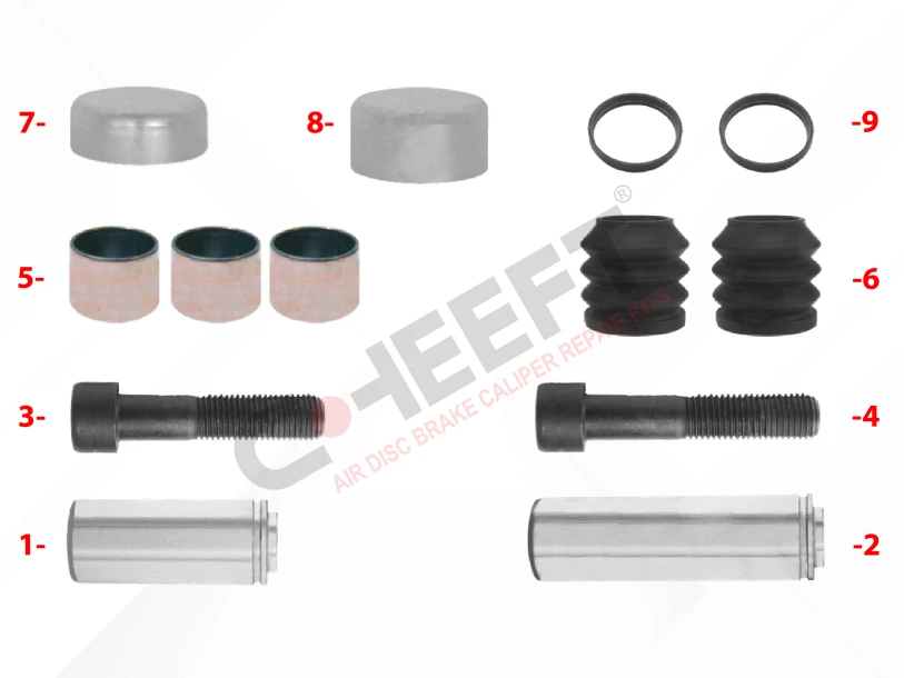 Caliper Guides & Seals Repair Kit