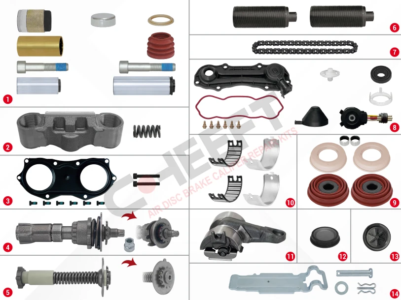 Caliper Complete Repair Set ( SN6 - Mercedes )