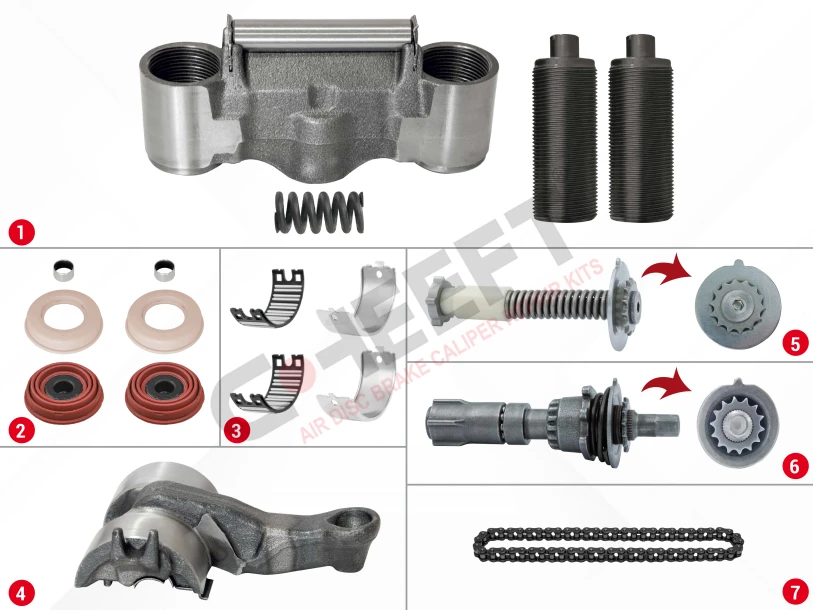 Caliper Complete Mechanism Repair Kit ( SN7 )