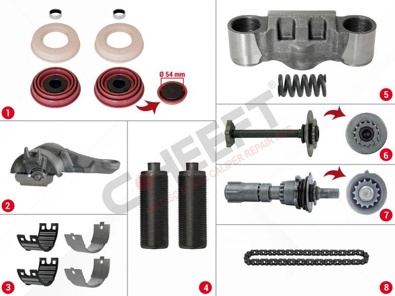 Caliper Complete Mechanism Repair Kit ( ST7 )