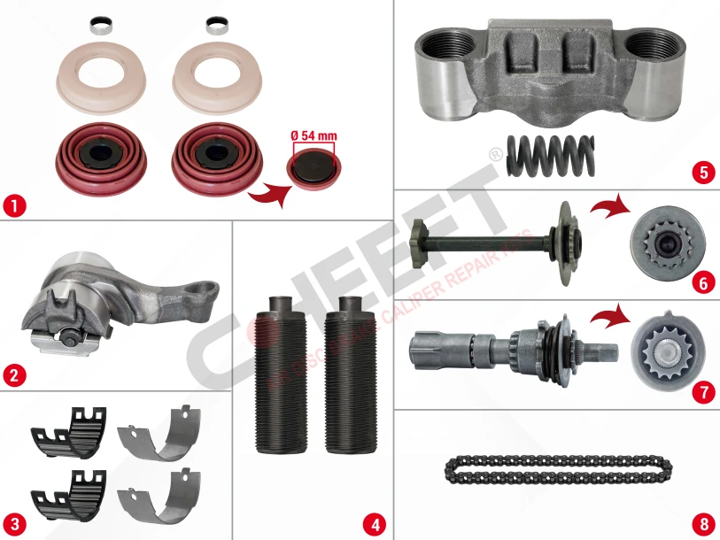 Caliper Complete Mechanism Repair Kit ( SL7/SM7 )