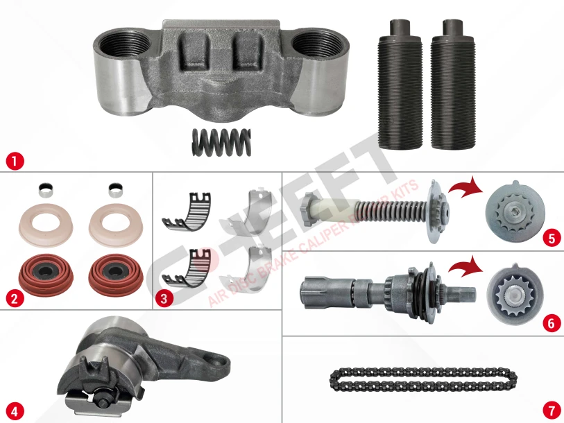 Caliper Complete Mechanism Repair Kit ( SK7 )