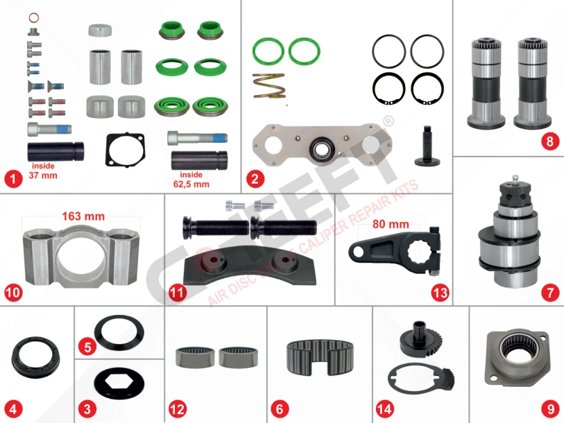 DX 195 Repair Set (Right)