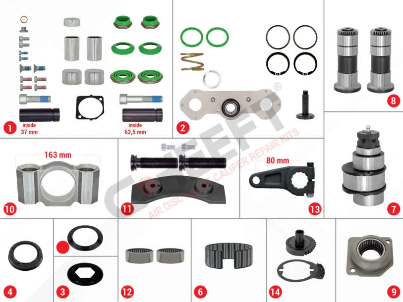 DX 195 Repair Set (Left)