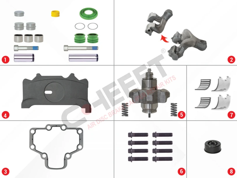 SAF Axle Set (Right)